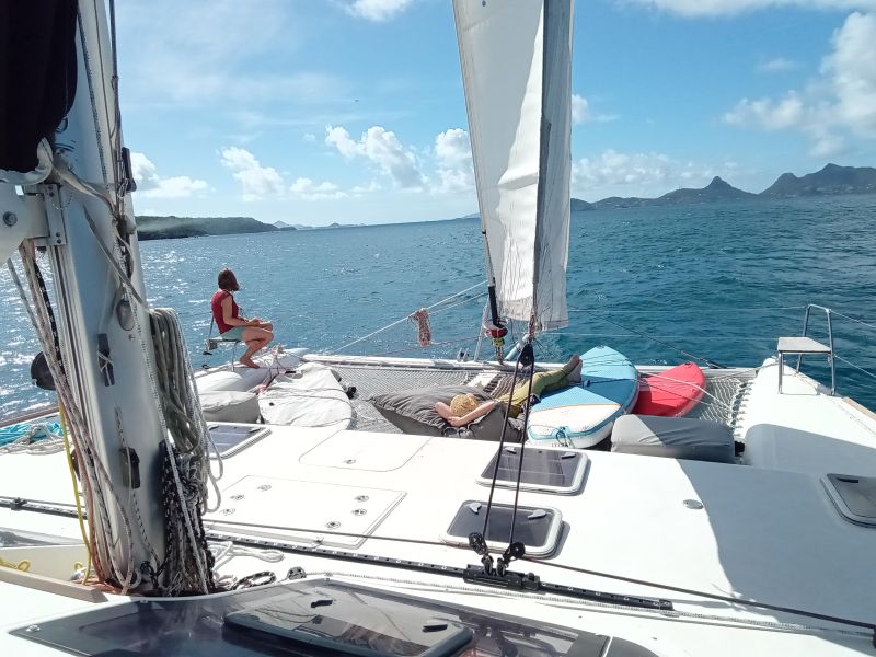 Image de couverture de : Stage de voile transatlantique en catamaran vers les Îles Canaries