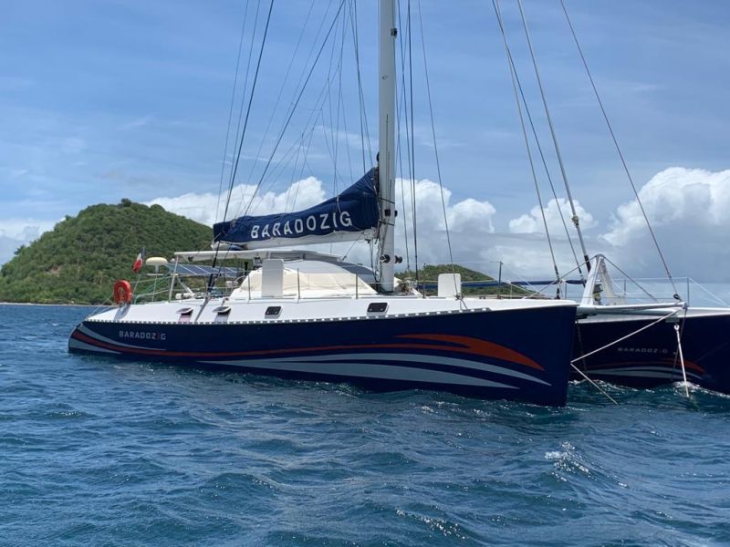 Image de couverture de : Traversée transatlantique à bord d'un catamaran vers Roscoff